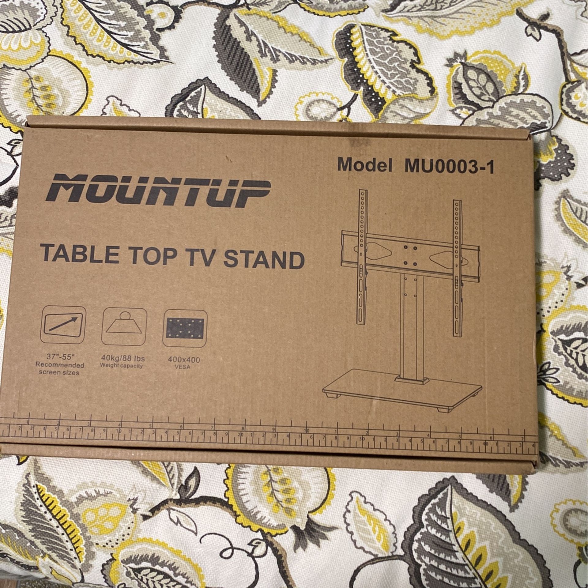 Mount up Table Top TV Stand