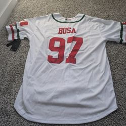 49ers Mexico Baseball Bosa Jersey 