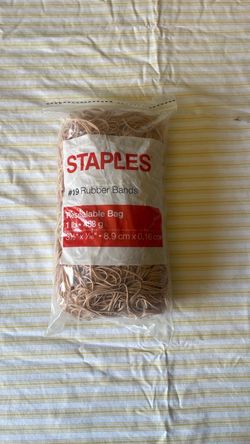 Staples #19 Rubber Bands 1 lb Bag