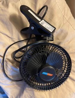 Fan- clamp on 8 inch two speed