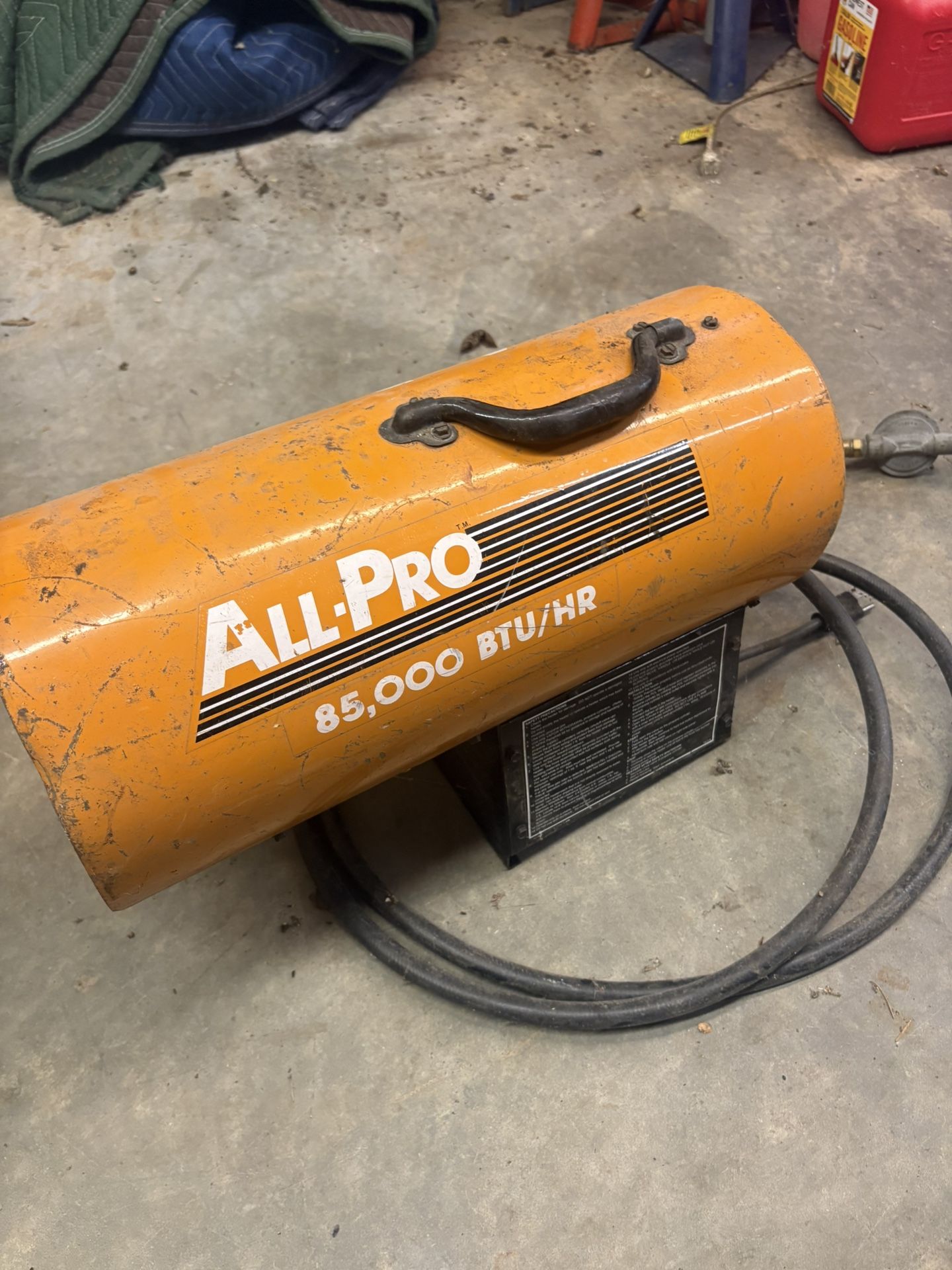 All-Pro Propane heater