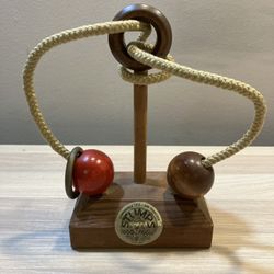 Puzzle Rope Toys Vintage Stumps Ring  Lumberjack 1979 - Made in the USA