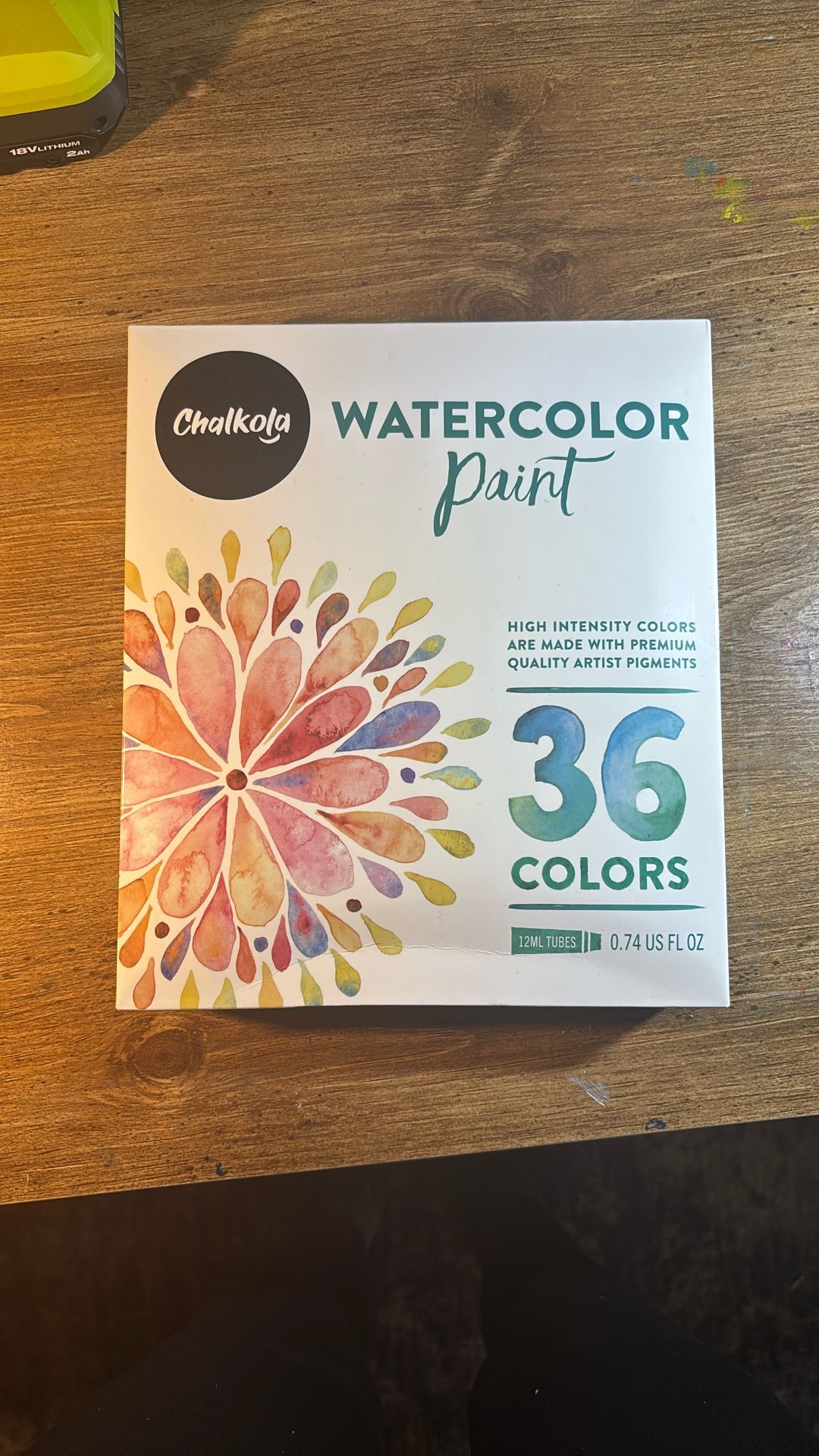 watercolor paint set