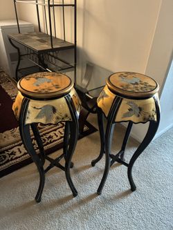 Set of 2 Decorative Stools