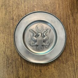 Royal Holland pewter Plate - Great Seal Of The United States