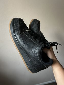 Black Air Force Jordan Ones