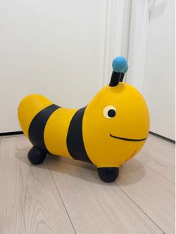 B. toys Ride-On Bee Bouncer, Inflatable Animal Hopper, Bizzi Bee, Activity