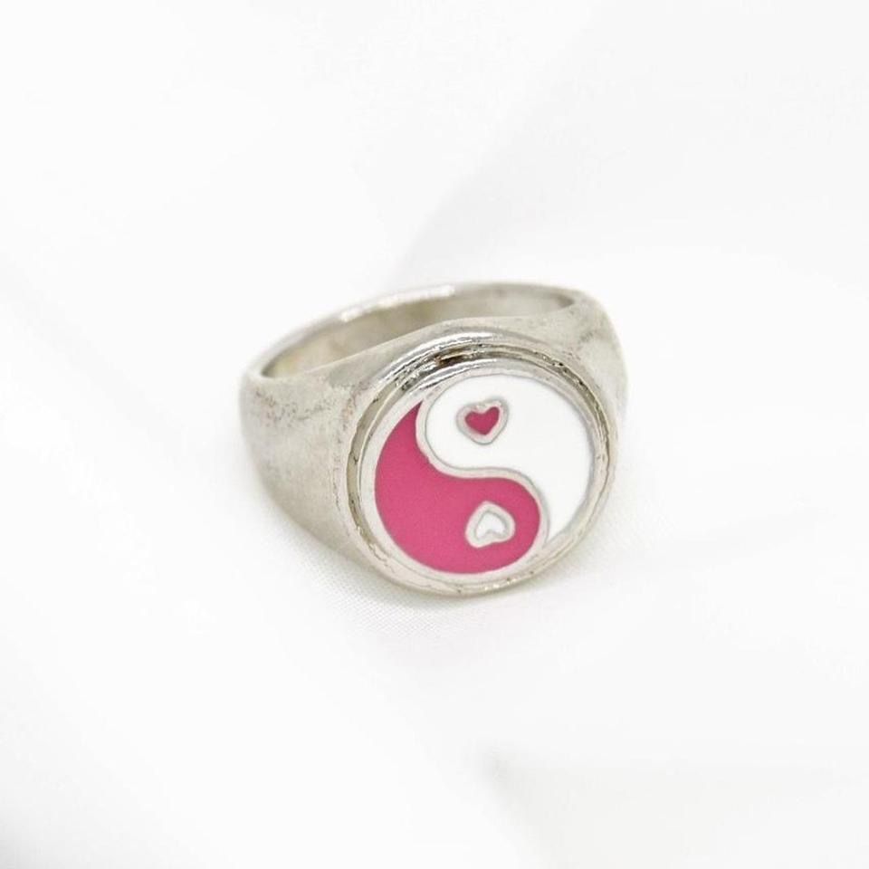 Pink Yin Yang Ring 