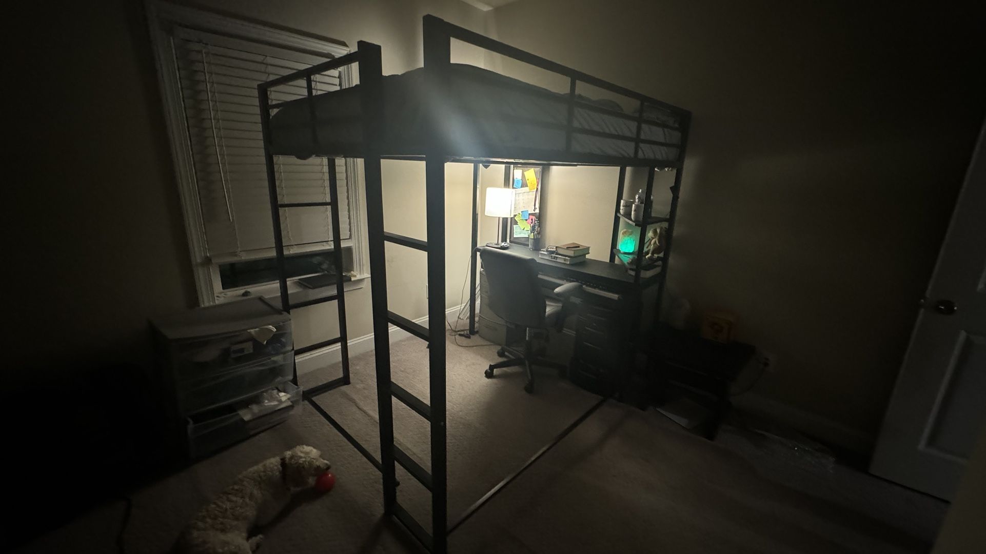Bunk Bed W/ Study Office Desk (Mattress Separate)