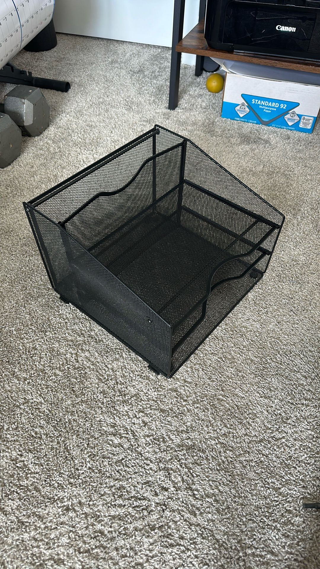 Black Mesh Office/Homework/Folder/Paper Organizer