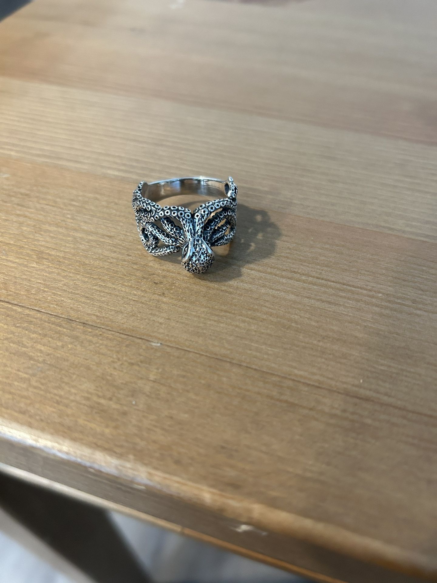 Fine Sterling Silver Octopus 🐙 Ring $50