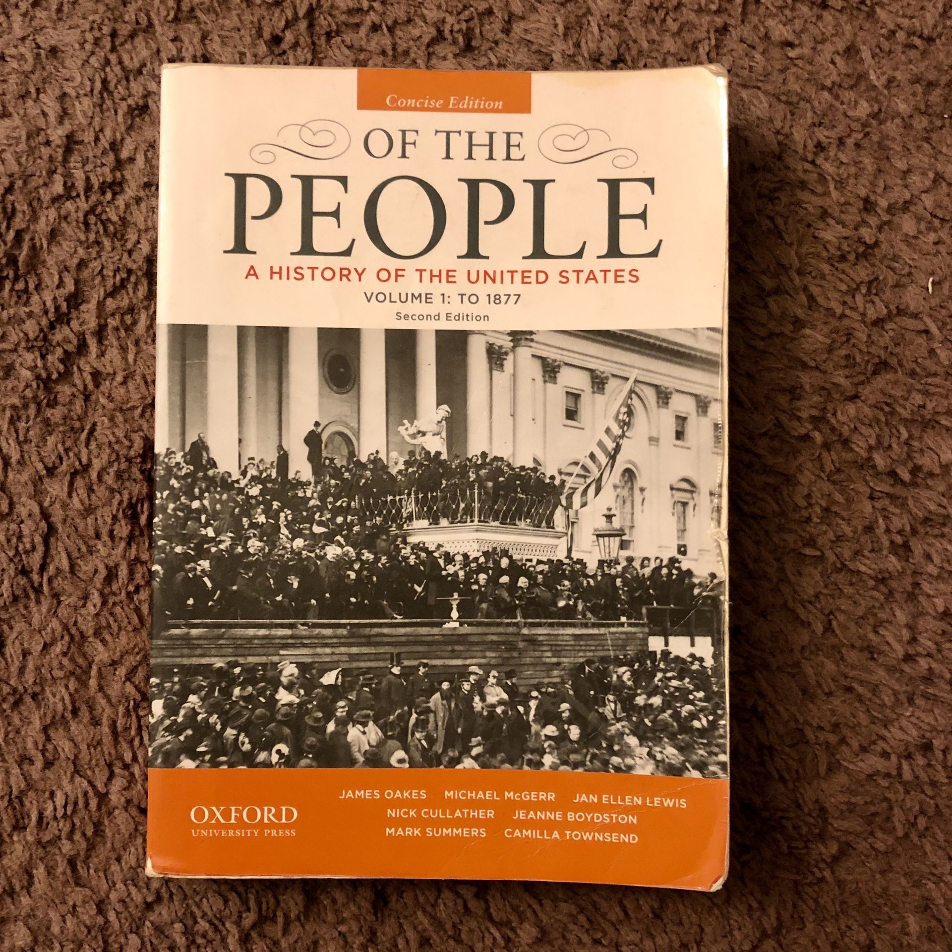 ON HOLD Of The People A History of the United States vol 1