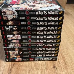 Demon Slayer Books And 1 Jujitsu Kaisen Book