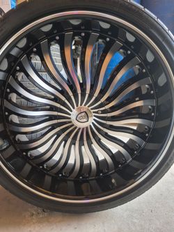 24in rims and tires