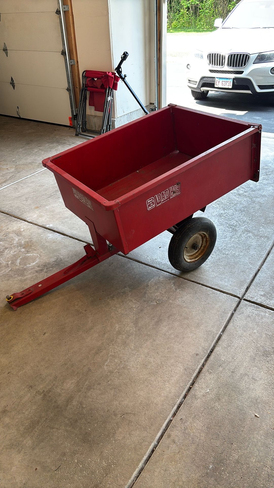 Load Hog Trailer For Lawn Tractor
