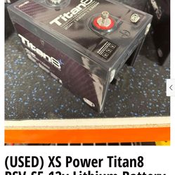 Used Titan8+ Lithium Battery Bank For 5,000w - $300