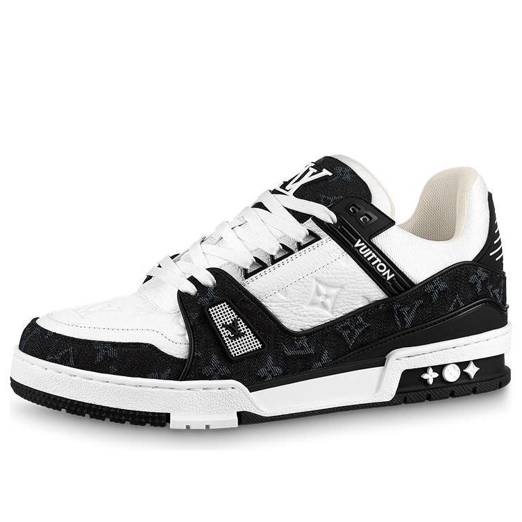 LOUIS VUITTON Trainer White Black Panda Unisex Shoes