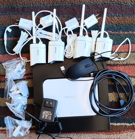 4 Camera Security System With NVR