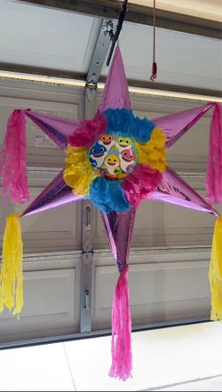 Baby Shark Star Pinata