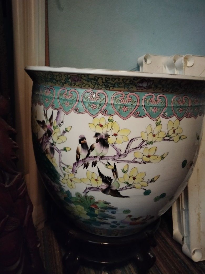 Oriental Fishbowl Urn