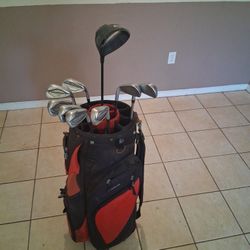 Mint Mizuno Jpx 900 Hot Metal Irons Mizuno Driver And Bag
