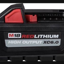 Milwaukee XC6.0 batteries NEW