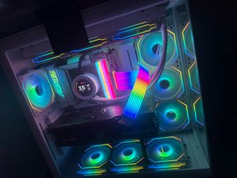 4090 gaming pc with all the accessories and peripherals