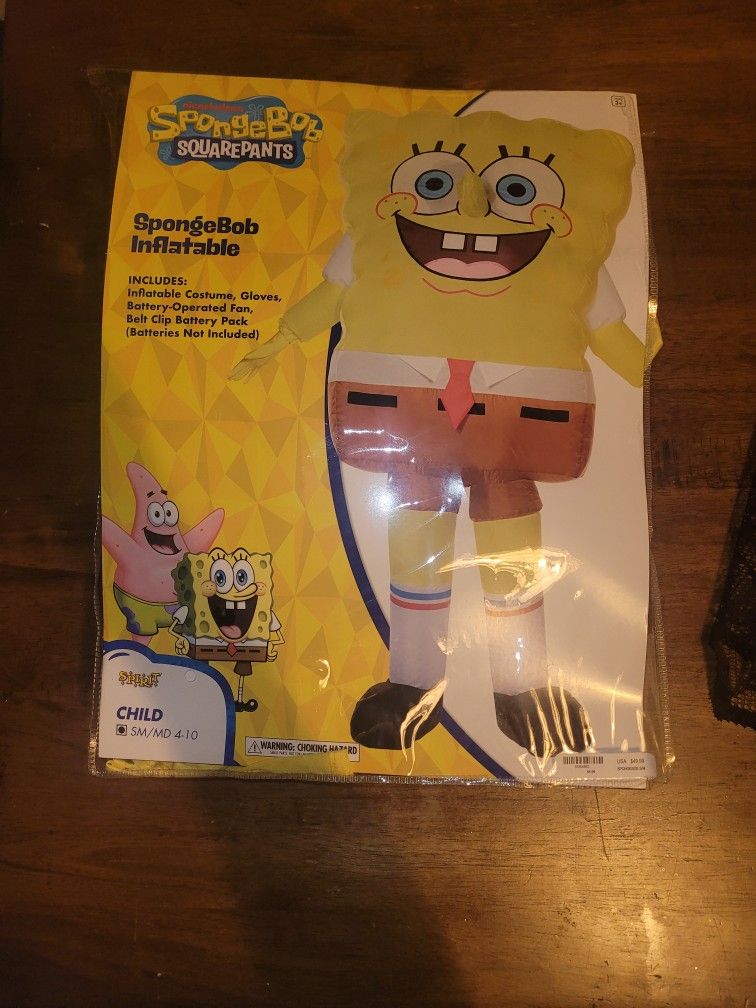 Inflatable Kids Spongebob Costume