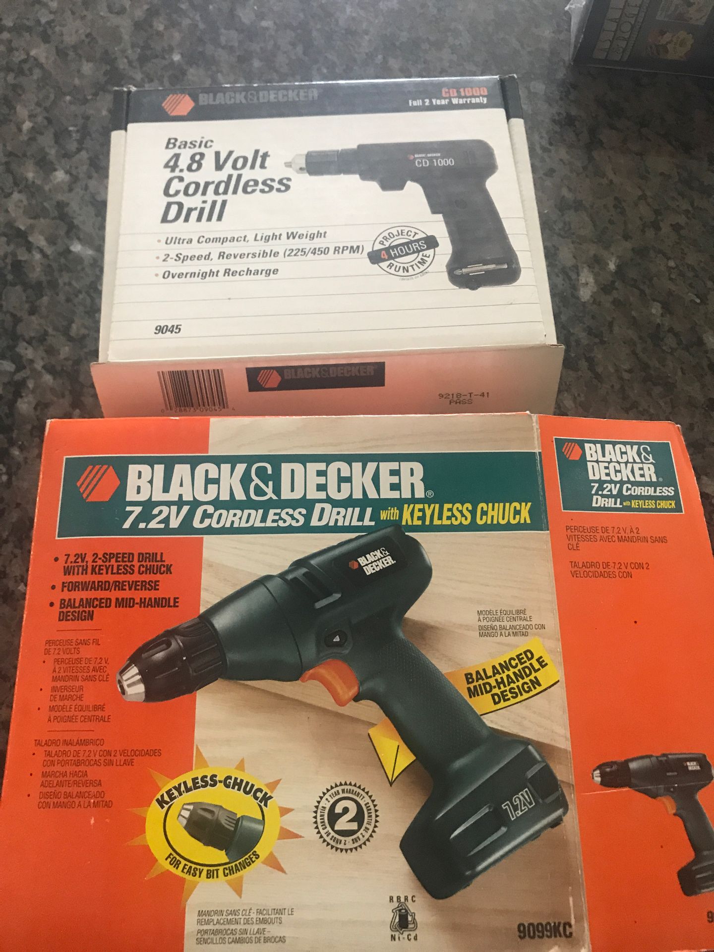 Black and decker cordless drills