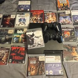PS3 console With PS3 Games
