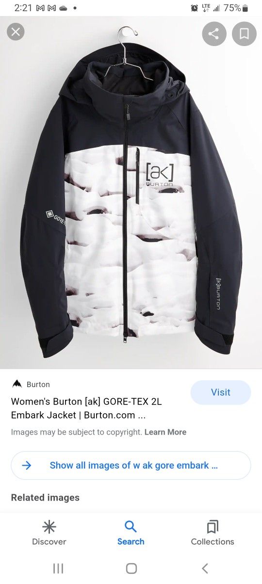 Burton Jacket. Brand New