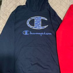 Two Champion Hoodies 
