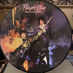 Prince  Picture Disk Clock