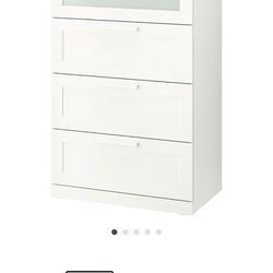 4 drawer white dresser