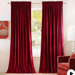 Velvet Curtains (drapes) 