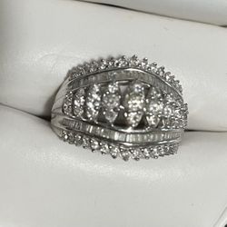 Diamond Ring - Modern Bride - Size 7