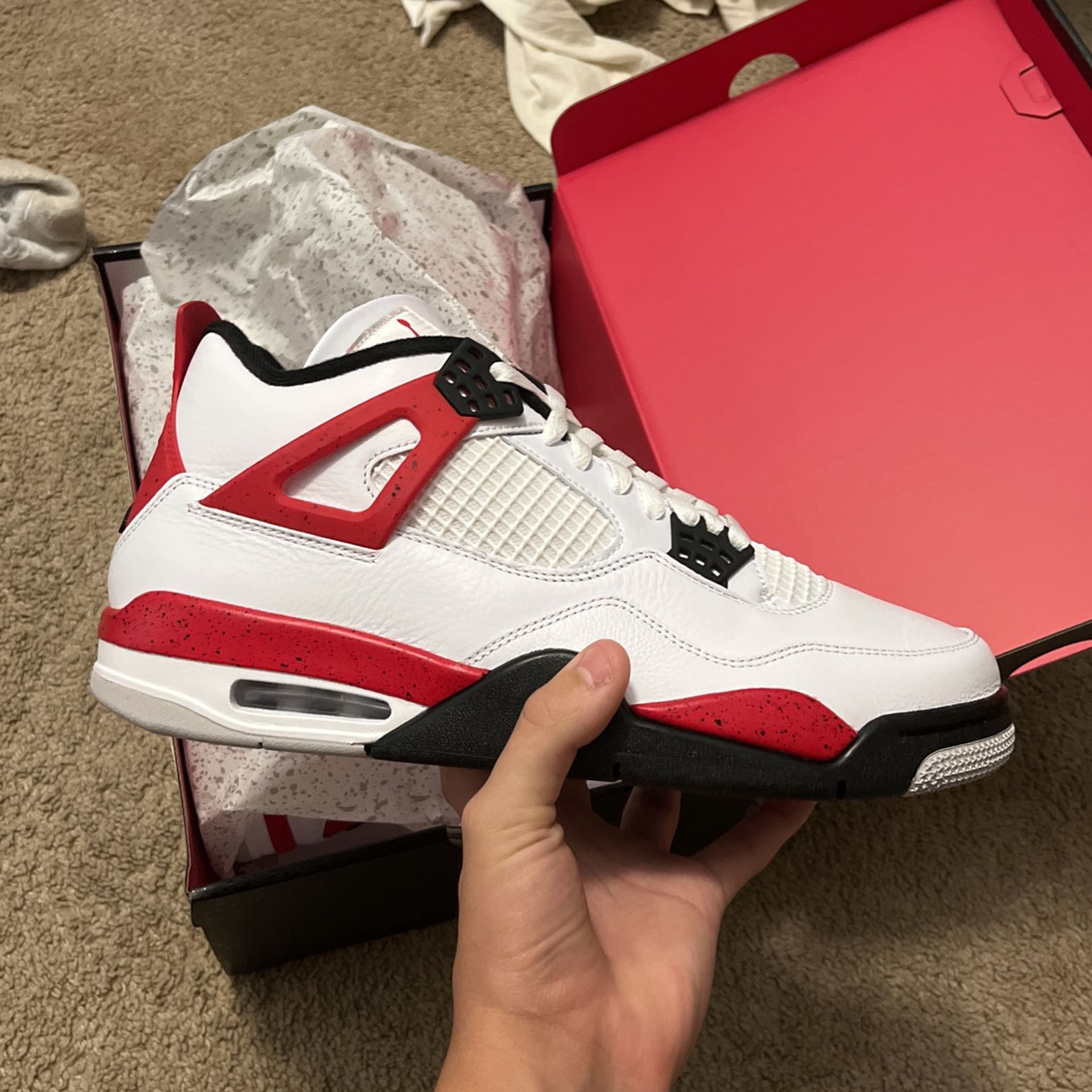 Jordan 4 Red Cement 10.5