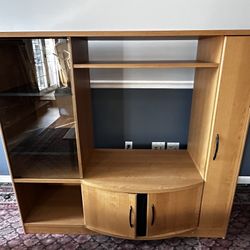 Estate Sale: Oak Entertainment Center
