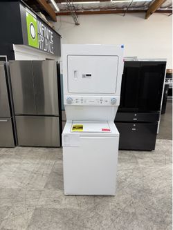🔥 OPEN BOX Frigidaire Electric Laundry Center FLCE7522AW4 | Space Saving