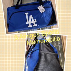 New Los Angeles Dodgers Large Gym Bag