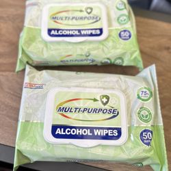 Alcohol Wipes 50 Count