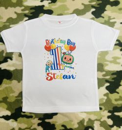 cocomelon 1st birthday shirt