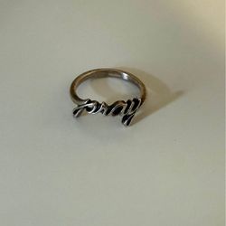 James Avery Ring Pray Size 5.5 