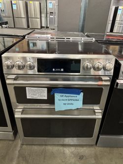 GE Cafe 30 Inch Slide-In Induction Smart Range Electric Stove 