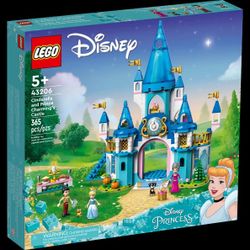 LEGOs NIB Disney Cinderella And Prince Charming's Castle Set 42308