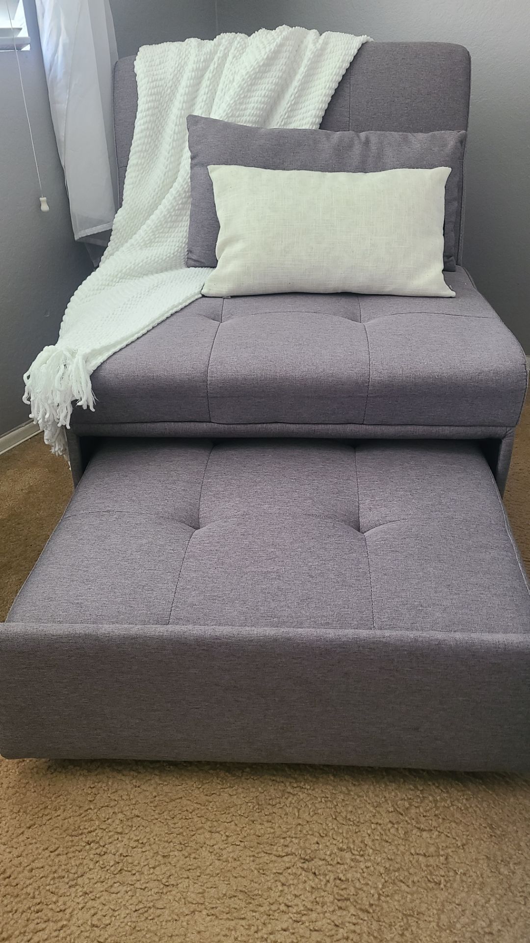 Adjustable Chaise Lounge/Recliner Sofa