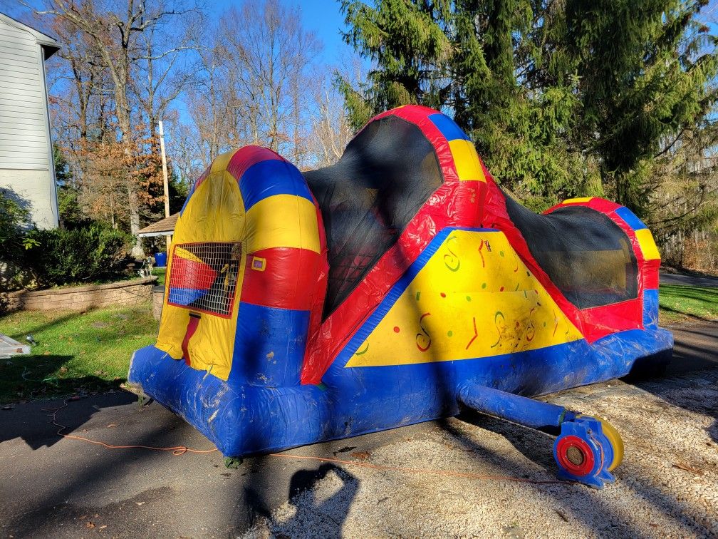 Inflatable Mini Rope Climbnslide