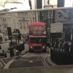 Large Silver Framed Print About 3 Feet X Feet ( I Have To Measure Again
