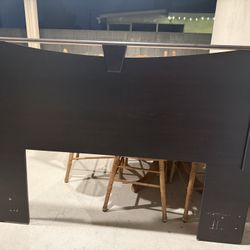 Headboard and full bed frame