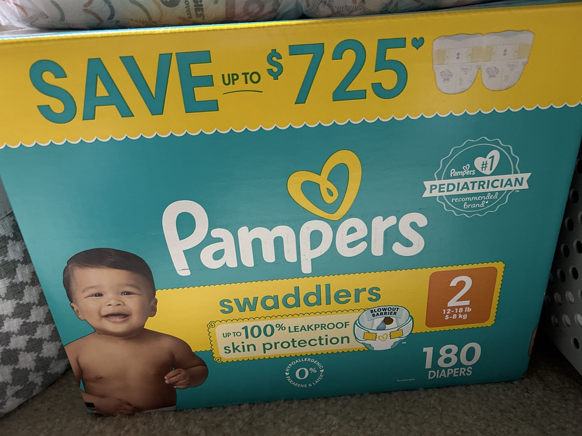 Pampers Caja Nueva 180  #2 